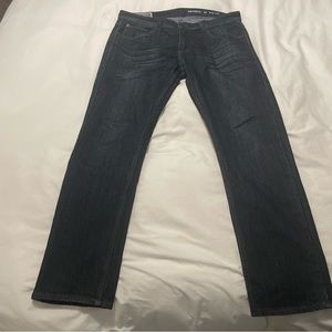 Dark denim jeans